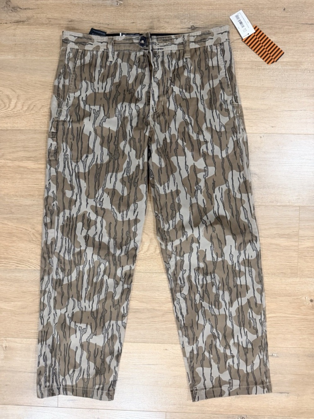 Volcom Camouflage Frickin Skate Work Chino Pants Men's Size 32 Tan Brown